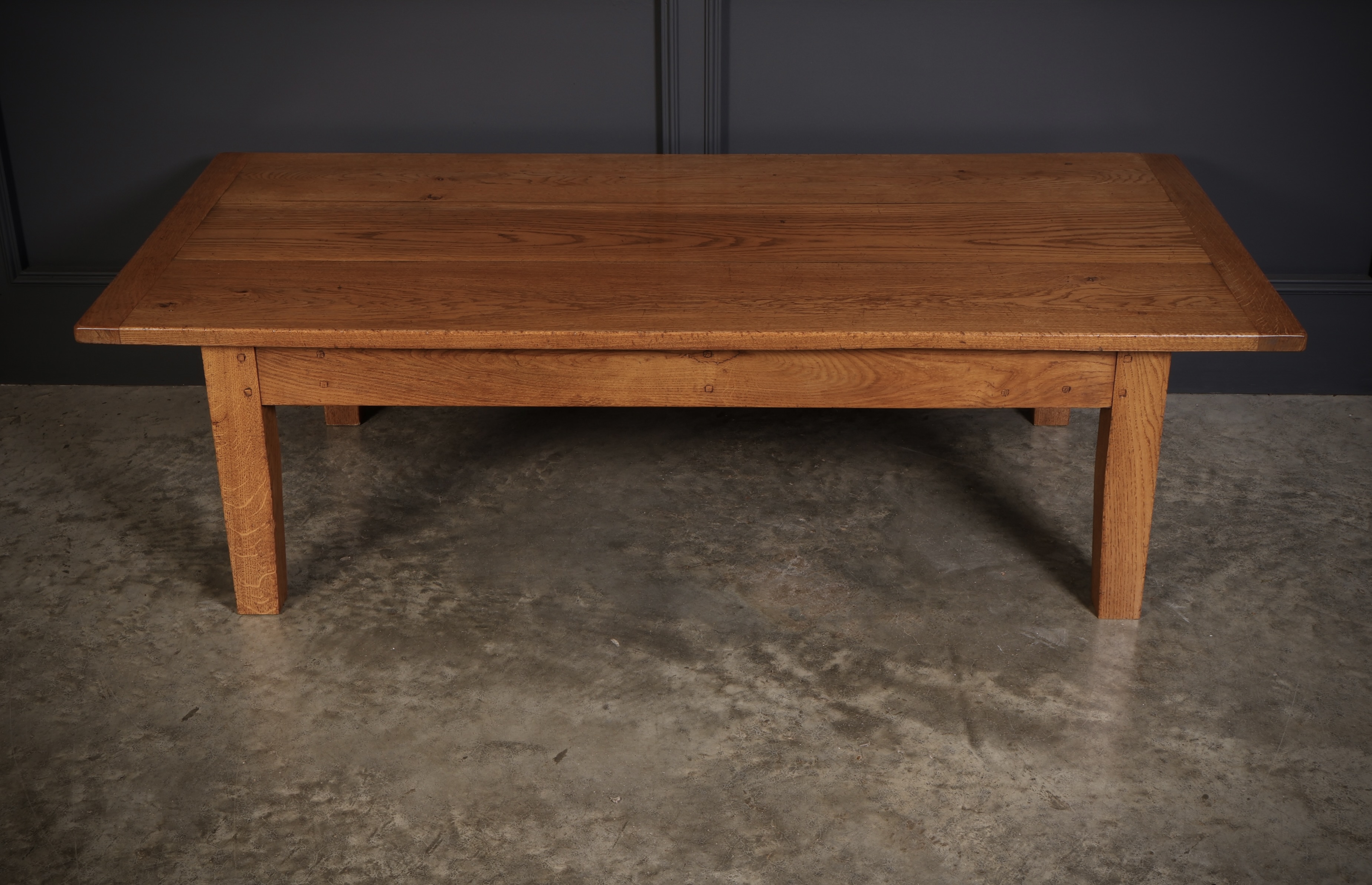 Large Solid Oak Coffee Table coffee table Antique Furniture 9